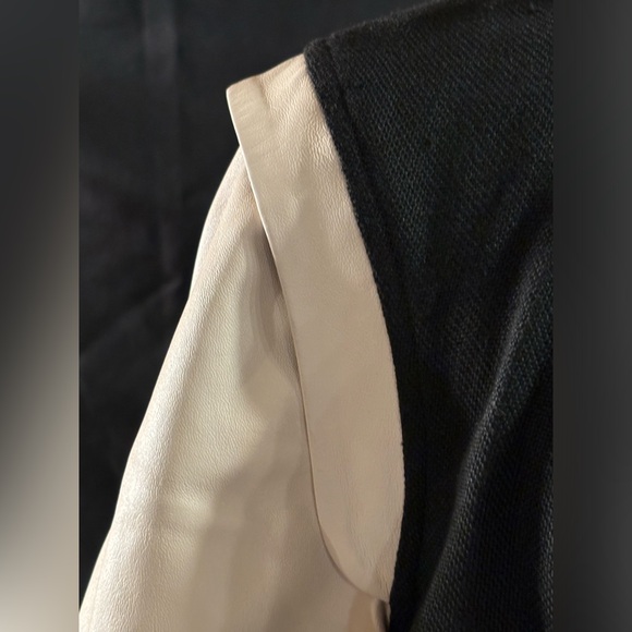 Unique PJK Leather Sleeved Jacket - Picture 2 of 10